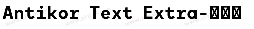 Antikor Text Extra字体转换